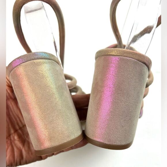 Free People Iridescent Strappy Heels - Picture 5 of 16